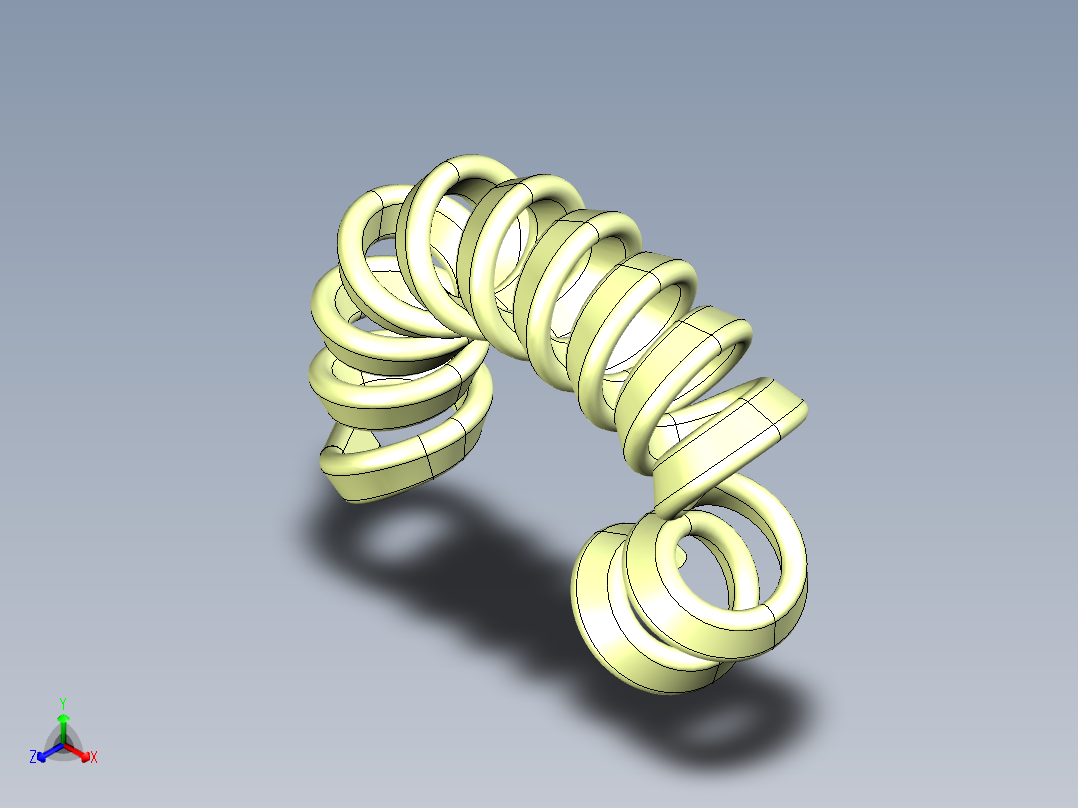 曲面建模-电话线