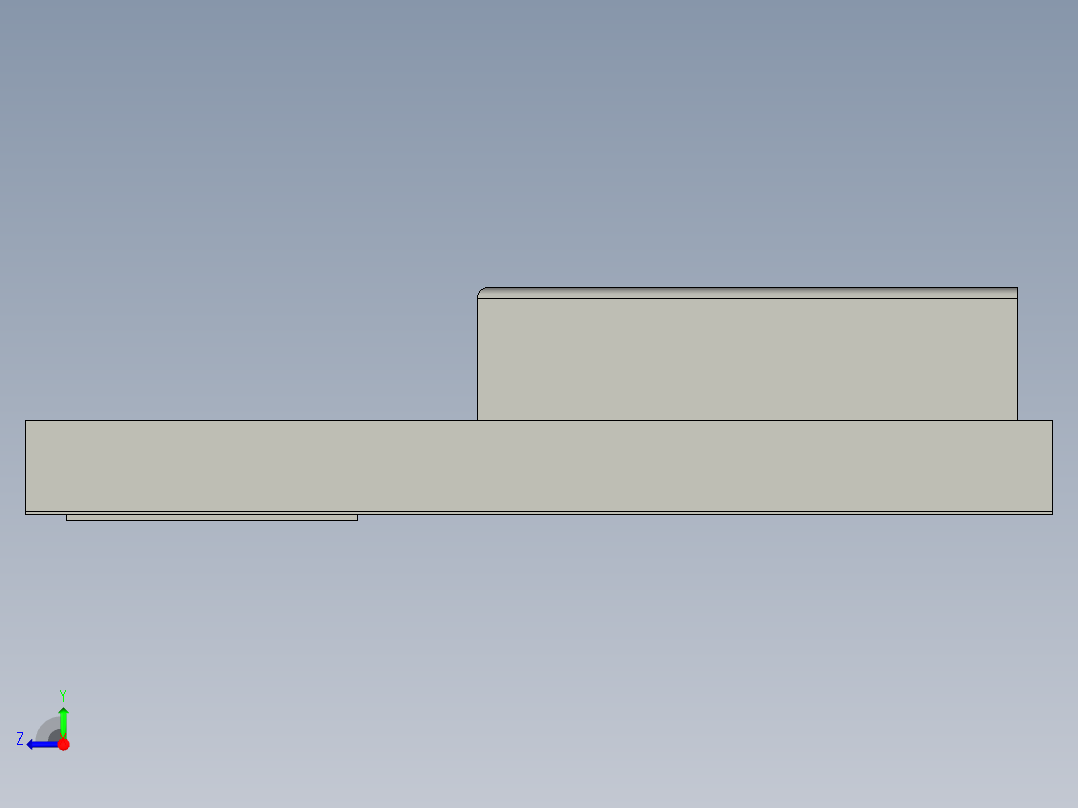 solidworks 现代房屋设计右视图