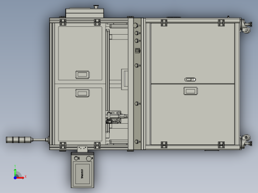 双Y轴吸气式锁螺丝机前视缩略图