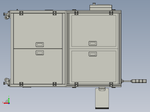 双Y轴吸气式锁螺丝机后视缩略图