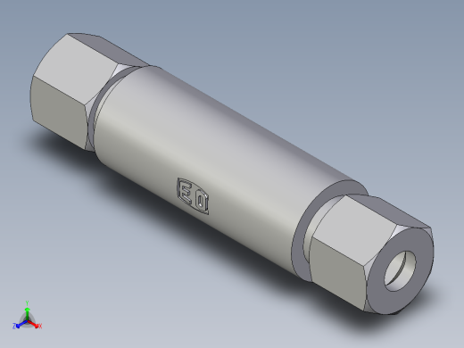 卡套式工业通用硬管接头EO_Weld_bulkhead_fitting_ESV08ZL