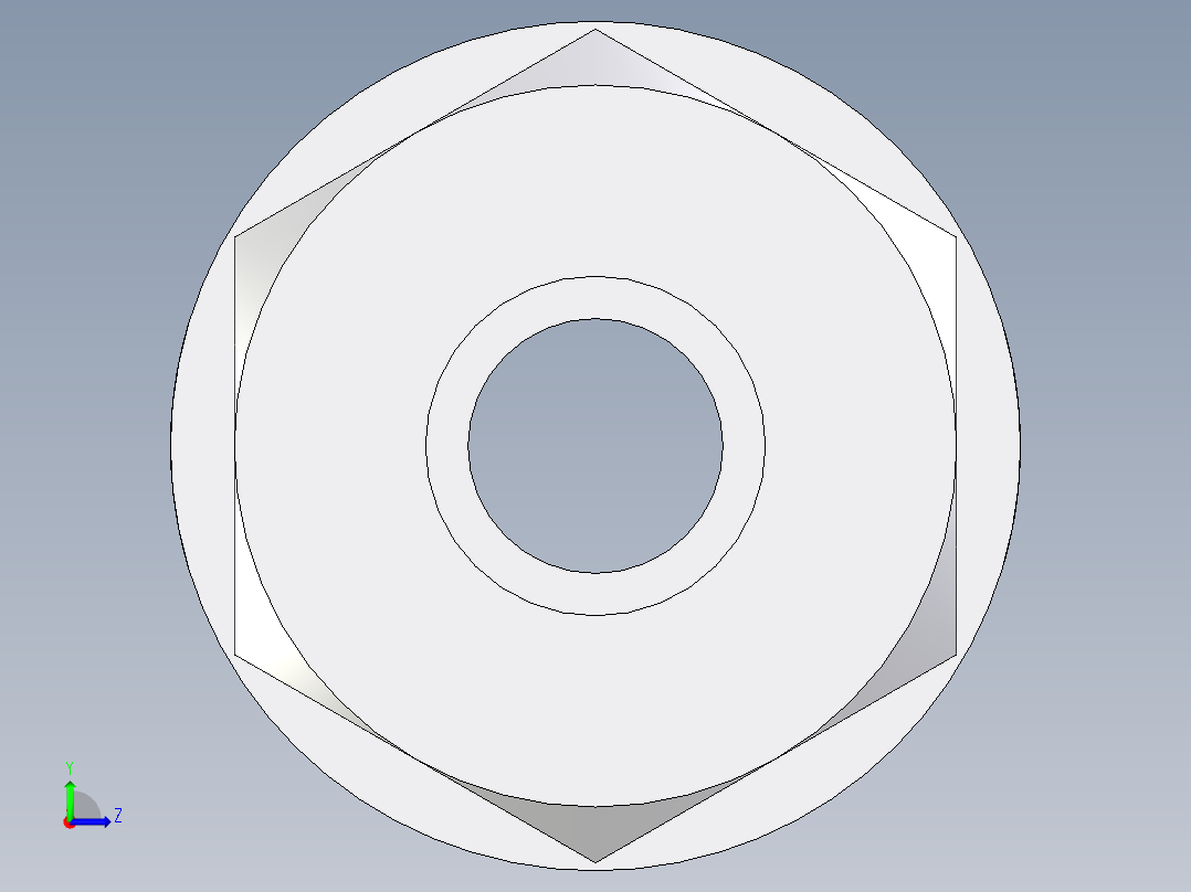 卡套式工业通用硬管接头EO_Weld_bulkhead_fitting_ESV08ZL左视图