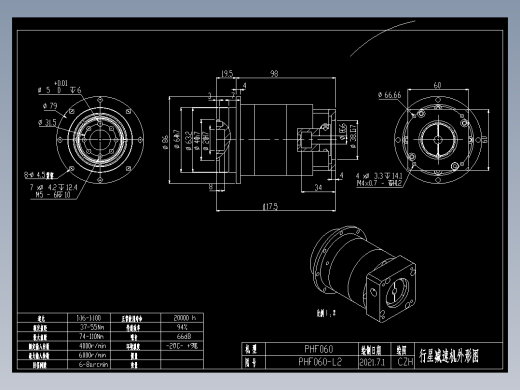 斜齿PHF060-L2 8-38.1-66.67-M4.DXF