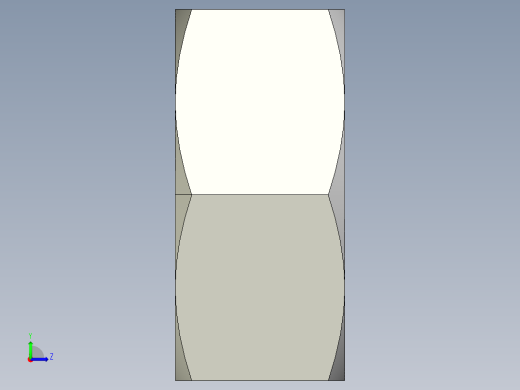 DIN 934 螺母-M4 Nut.STEP左视缩略图