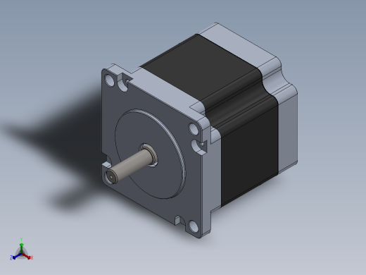 步进电机_正等轴测缩略图
