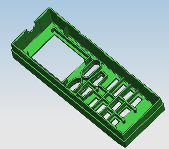格力空调遥控器盒盖注塑模具设计【图纸】