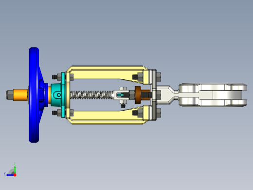 不锈钢闸阀右视缩略图