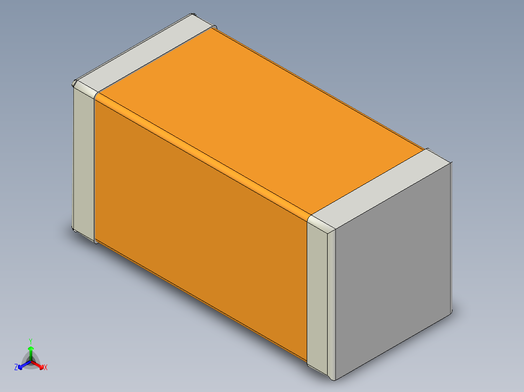 元器件3D封装C1206_15039正等轴测图
