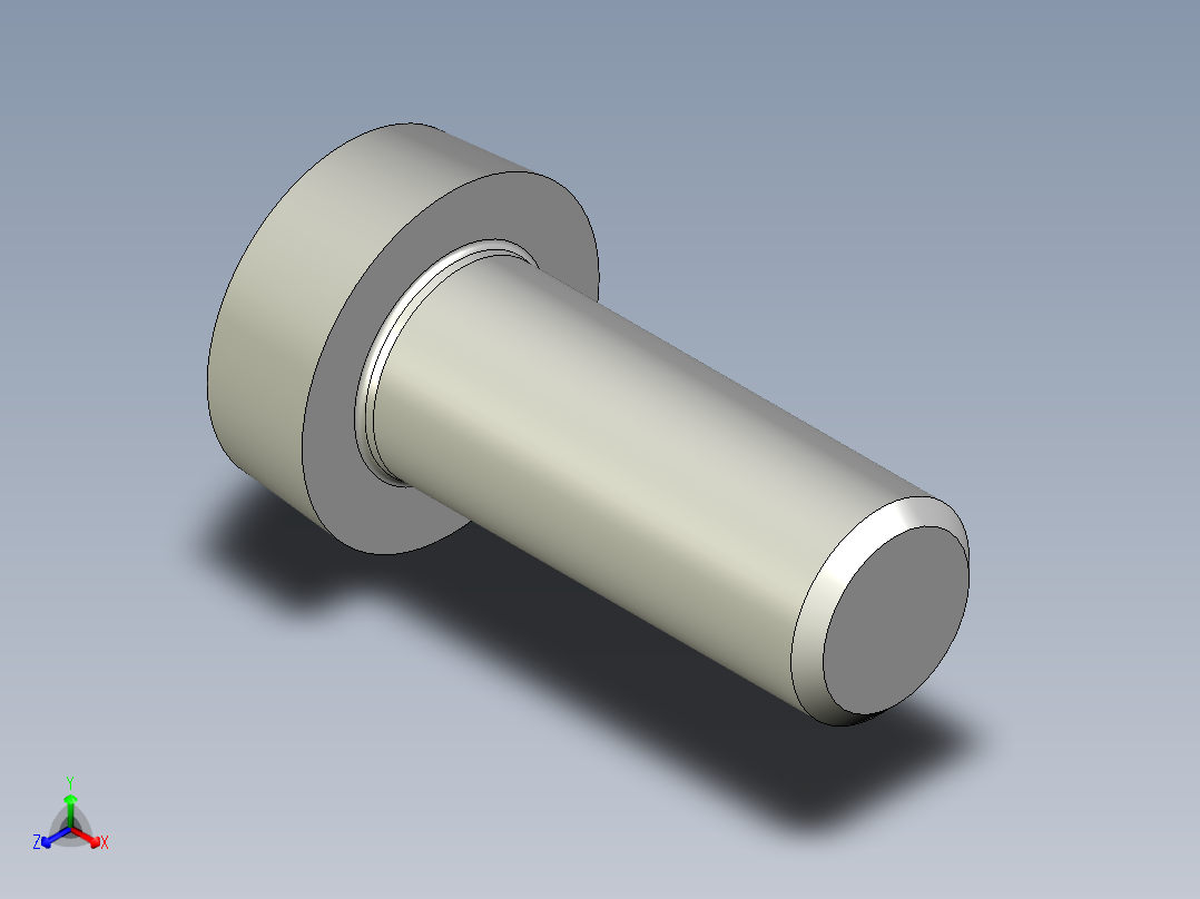 Cross_recessed_head-M12-30-30-10-20-12.stp螺钉-主视图