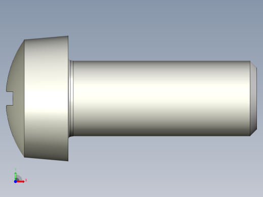 Cross_recessed_head-M12-30-30-10-20-12.stp螺钉-前视缩略图