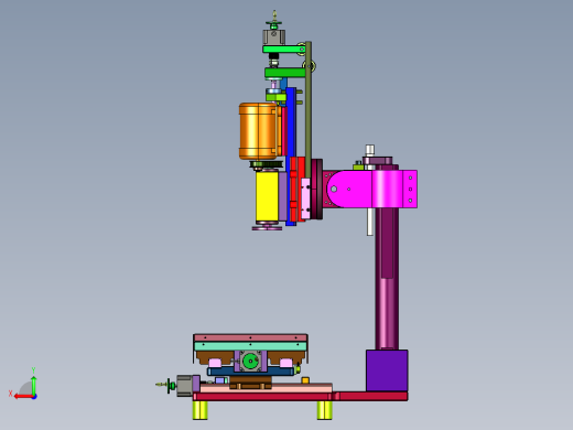 高速打孔攻丝一体机床后视缩略图