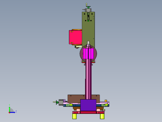 高速打孔攻丝一体机床左视缩略图