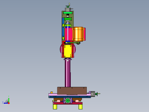 高速打孔攻丝一体机床右视缩略图