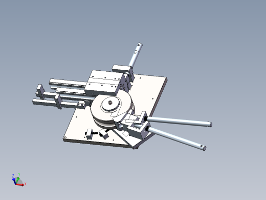 手动弯管机模型设计