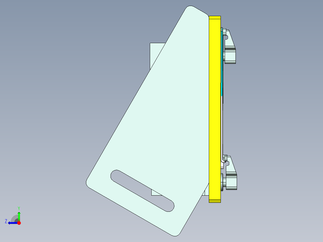 ux301-a-笔记本CNC工装夹具三维模型cnc6-8-6右视图