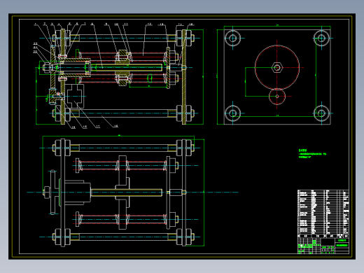 课程设计--PLC控制的精密加载伺服机构设计（含图纸）
