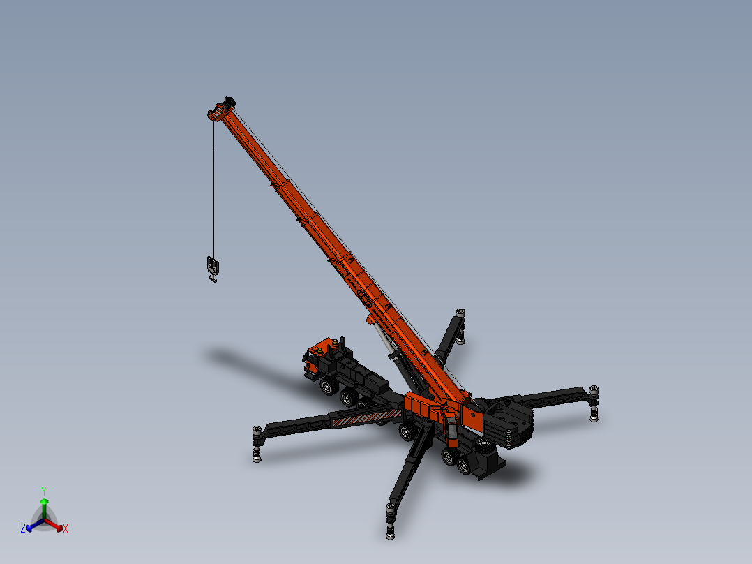 起重机-1(5)正等轴测图