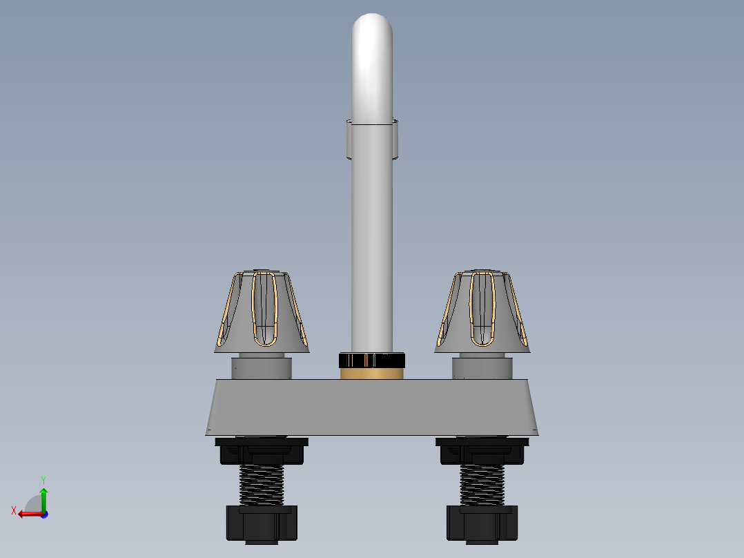 水龙头 花洒(20)后视图