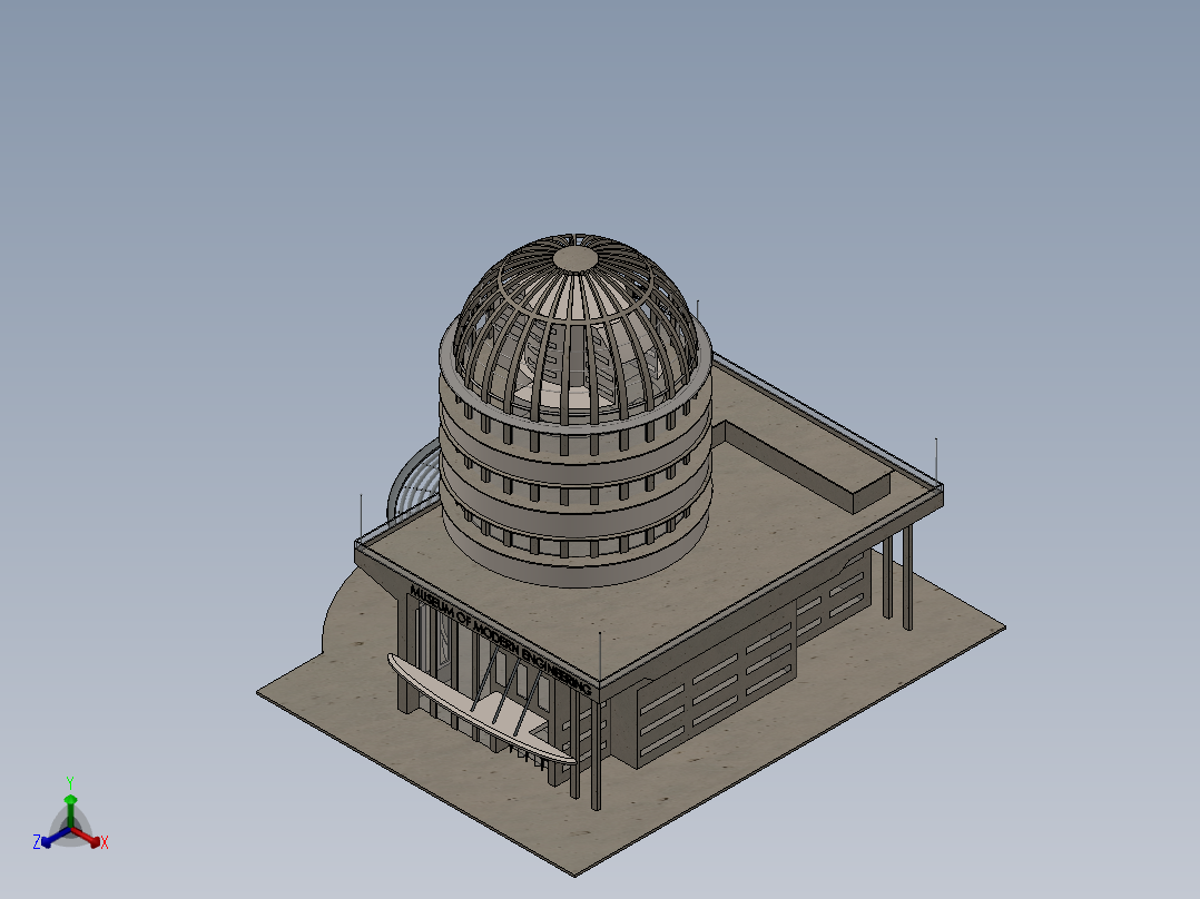 房子、建筑(173)正等轴测图