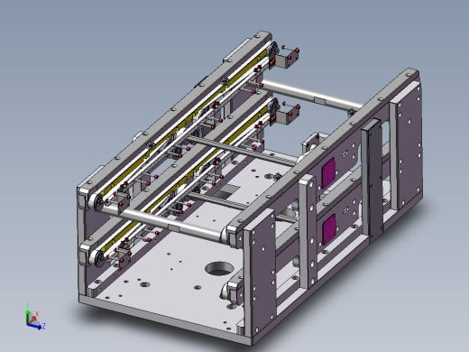 0.375米0.3米双带输送机构
