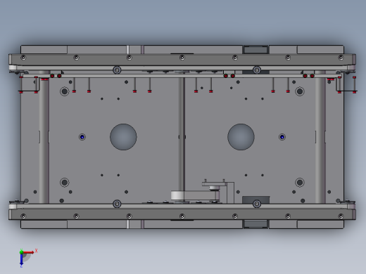 0.375米0.3米双带输送机构俯视缩略图