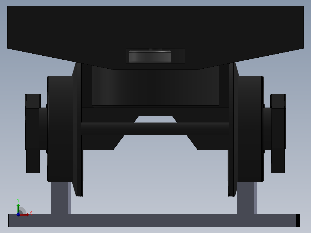 遥控模型平车前视图