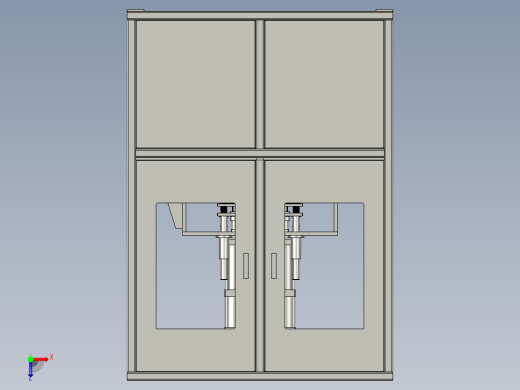 注塑件料把冲切装置俯视缩略图