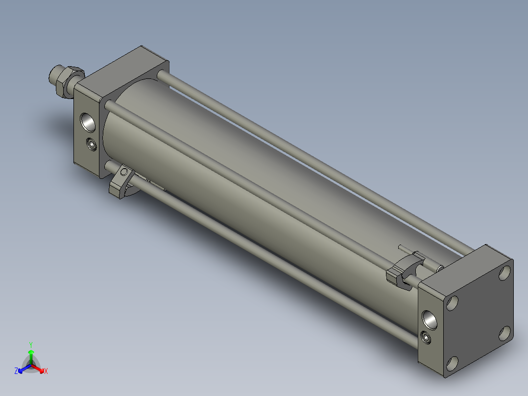 亚德客SC63x300S_000_+_CS1-A-2_正等轴测图