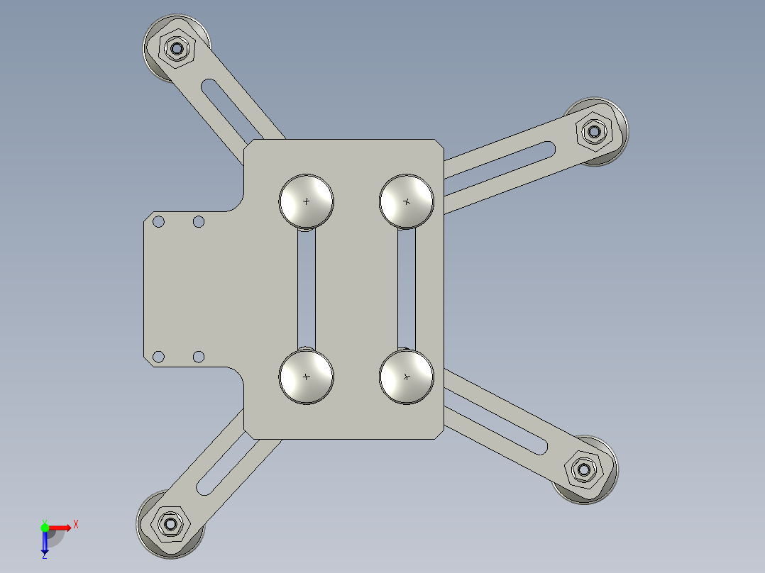 DH007放说明书机构俯视图
