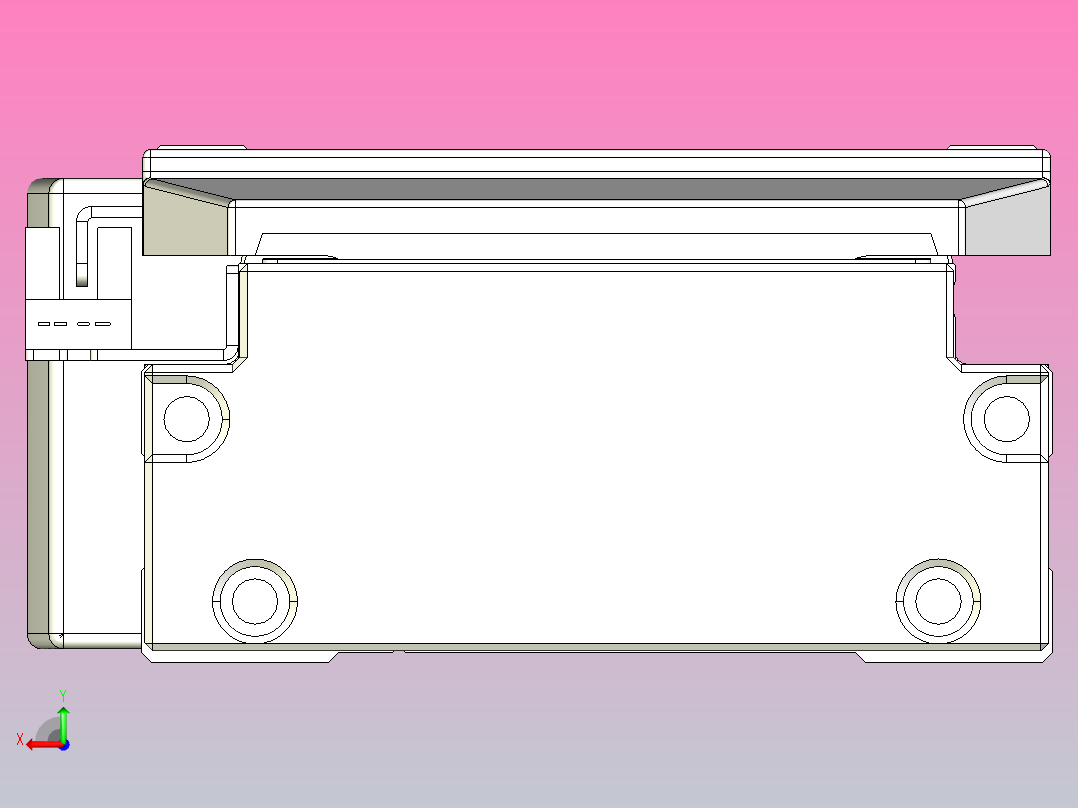 机器人皮带驱动直线轴TPA-GCB-120-P70-L200-QR-M20-N3后视图