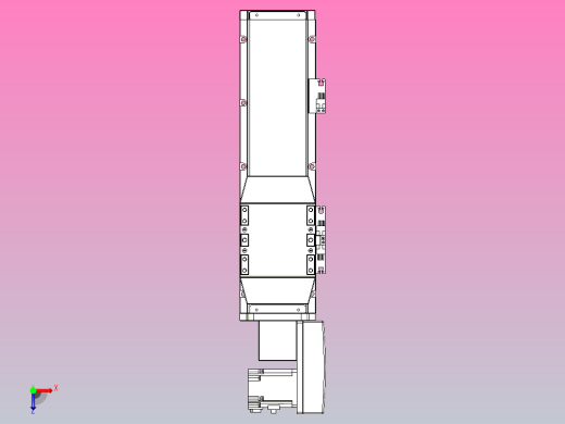 机器人皮带驱动直线轴TPA-GCB-120-P70-L200-QR-M20-N3俯视缩略图