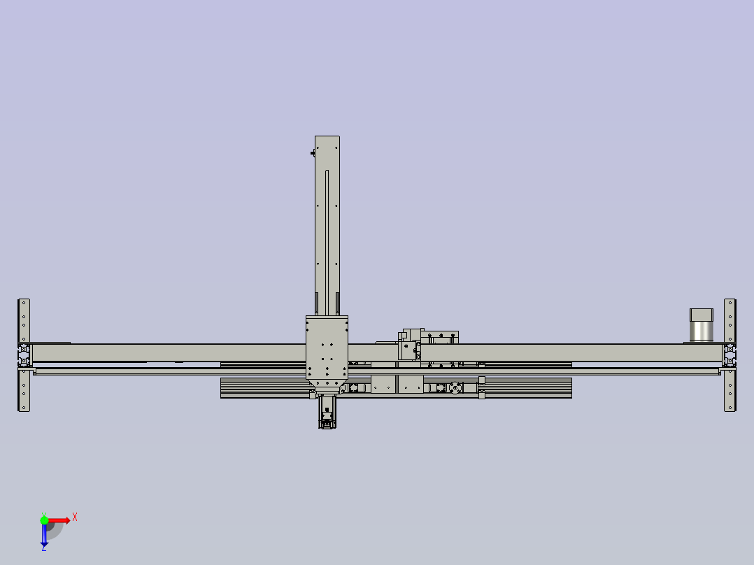 搬运机构俯视图