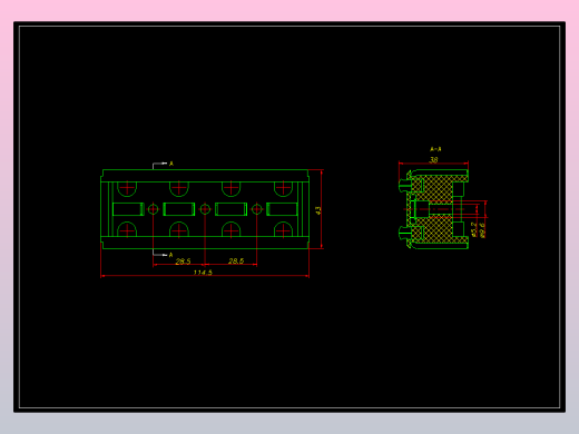 TC-604接线端子外形安装尺寸图202409