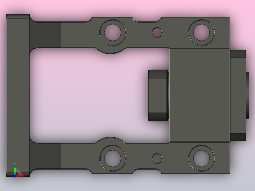110步进电机一体座ZS25-110B前视缩略图