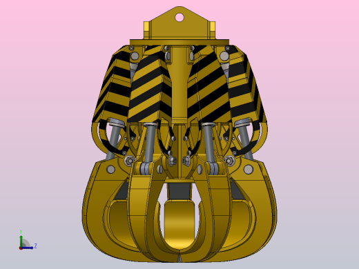 液压抓斗_grab左视缩略图