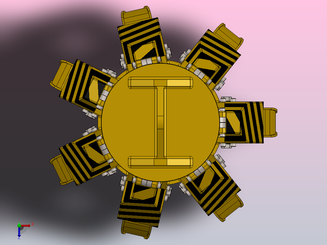 液压抓斗_grab俯视图