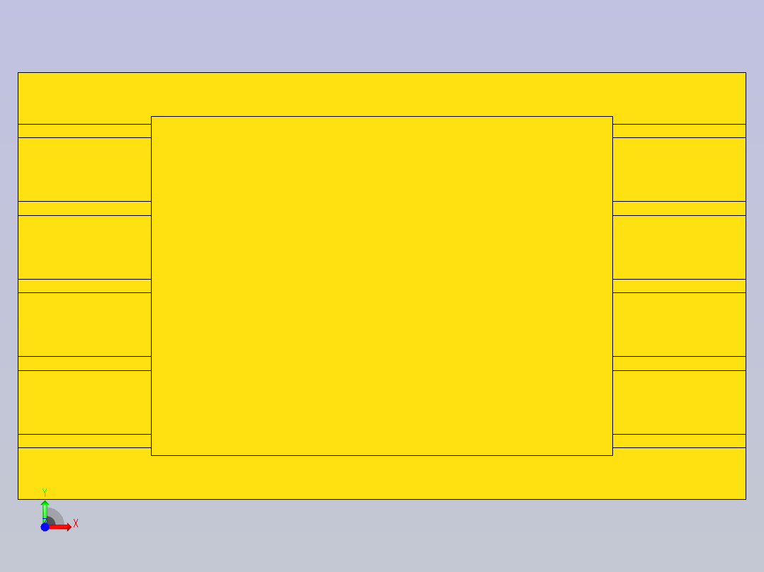 小型冲压模具前视图