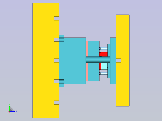 小型冲压模具左视缩略图