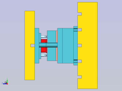 小型冲压模具右视缩略图