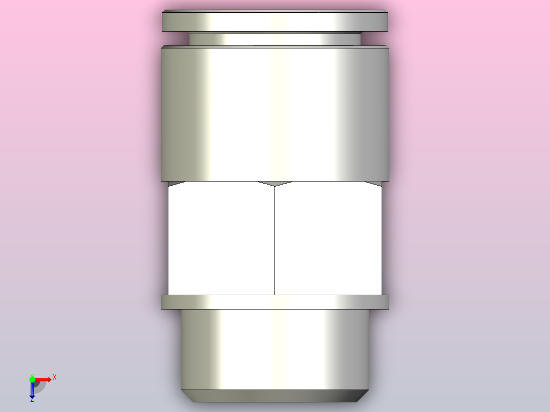 快插接头NPQH-D-G14-Q10-P10俯视图