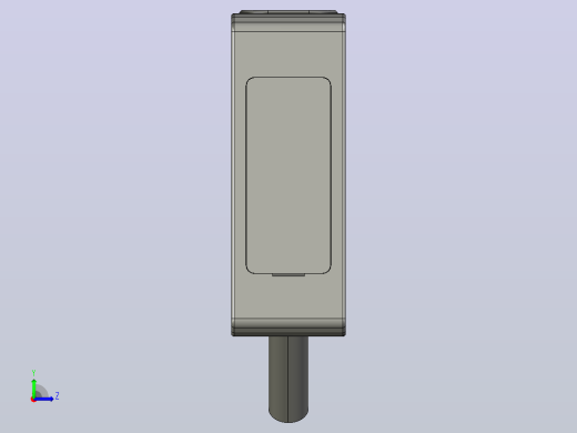 深浦光电传感器 PS-L系列对射型 发射端3d左视缩略图
