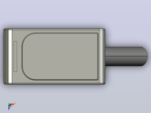 深浦光电传感器 PS-L系列对射型 发射端3d俯视缩略图