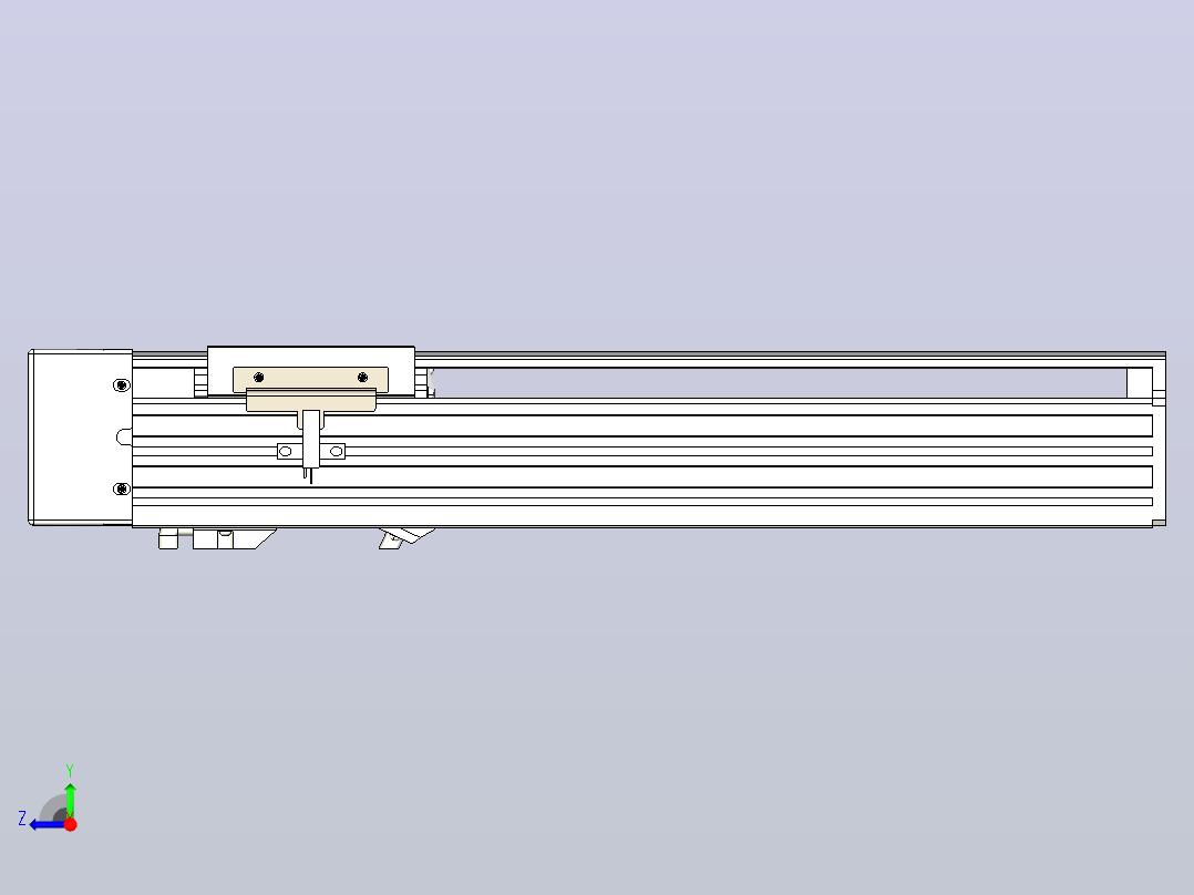 日规模组半封闭丝杆TPA-HNR-85S-1610C-L250-ML-Y-P20-N3右视图