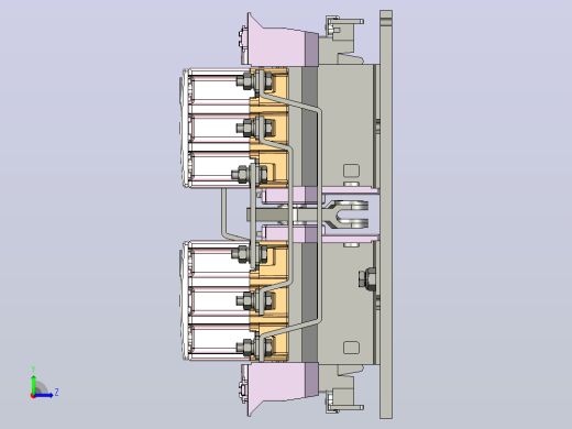 NC2-150Ns 3P交流接触器三维模型202412左视缩略图