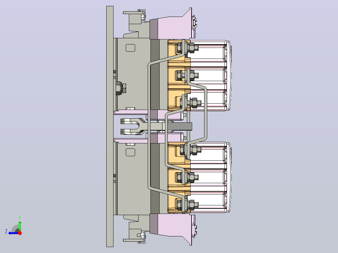 NC2-150Ns 3P交流接触器三维模型202412右视图