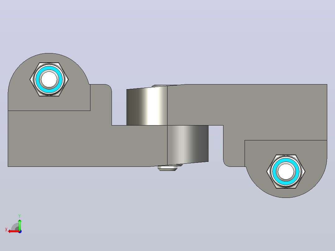 GN 285-B12-B16-GN285旋转管夹接头后视图