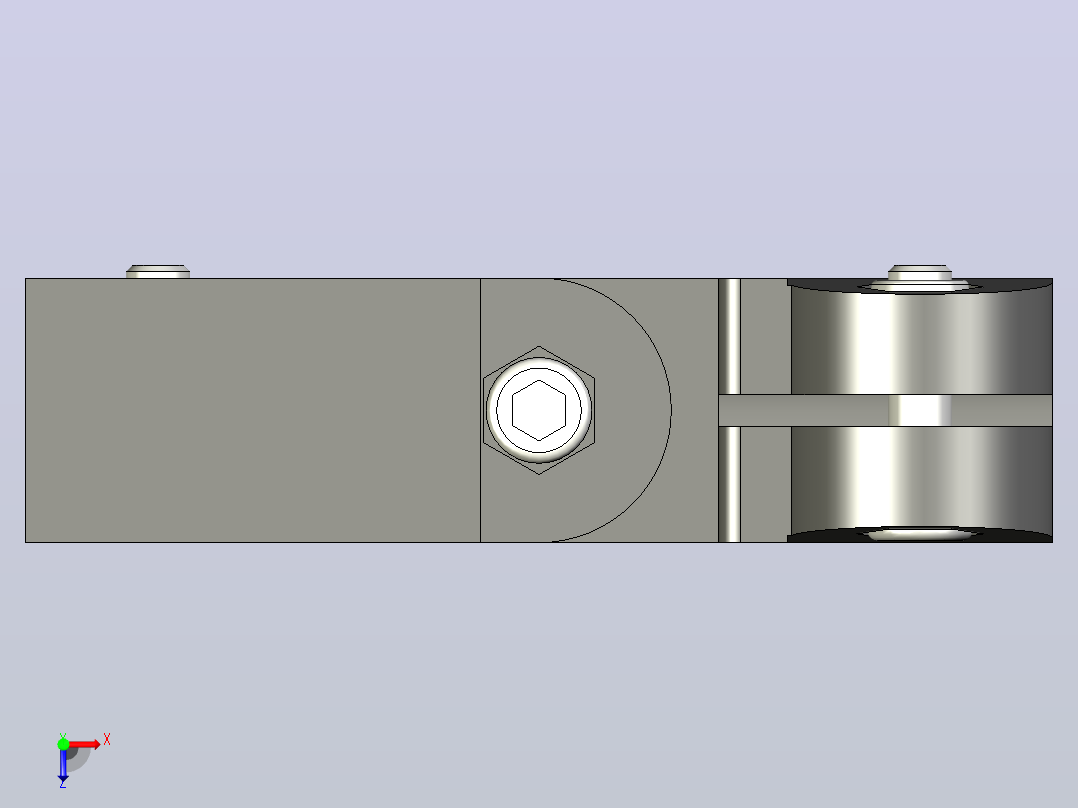 GN 285-B12-B16-GN285旋转管夹接头俯视图