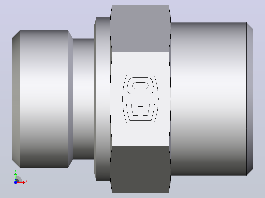 公螺柱连接器GE20SM71X前视图