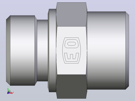 公螺柱连接器GE20SM71X前视缩略图