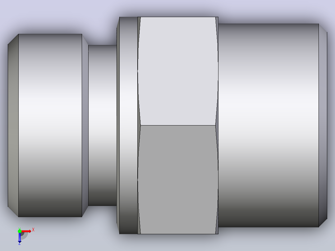 公螺柱连接器GE20SM71X俯视图